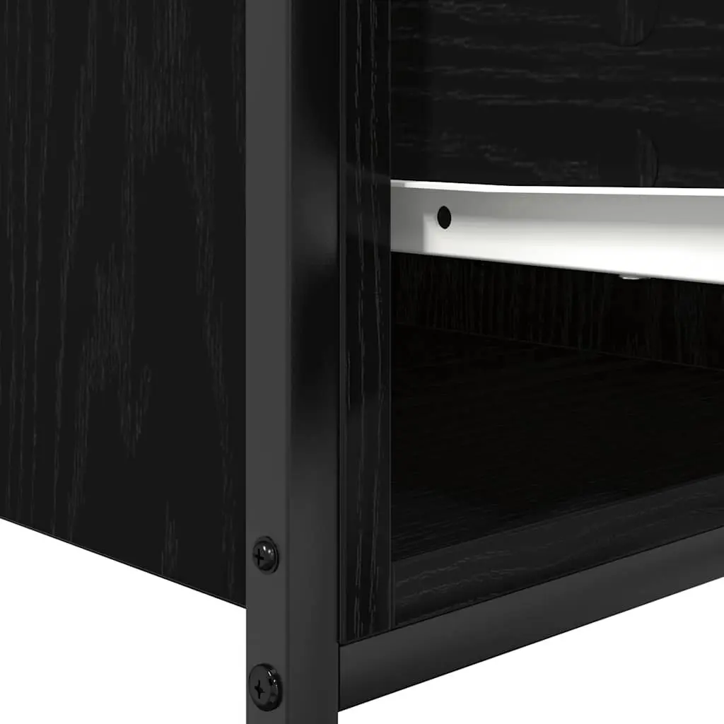 Bathroom Vanity Unit Basin Cabinet Storage 90x34.5x60cm Black Oak