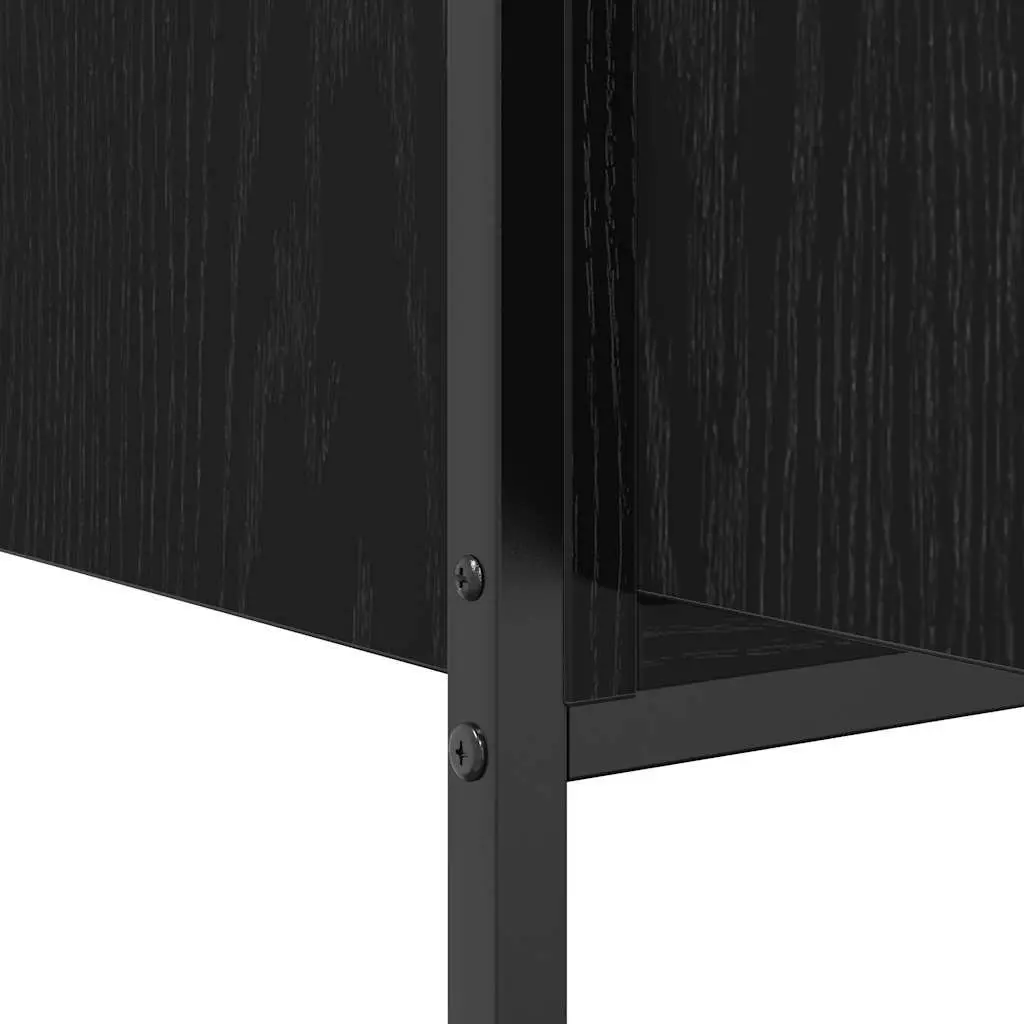 Bathroom Vanity Cabinet Storage Unit 60cm Black