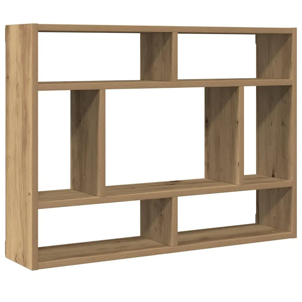 Wall Shelf Floating Storage Organizer Brown Home Decor Display Shelving Unit