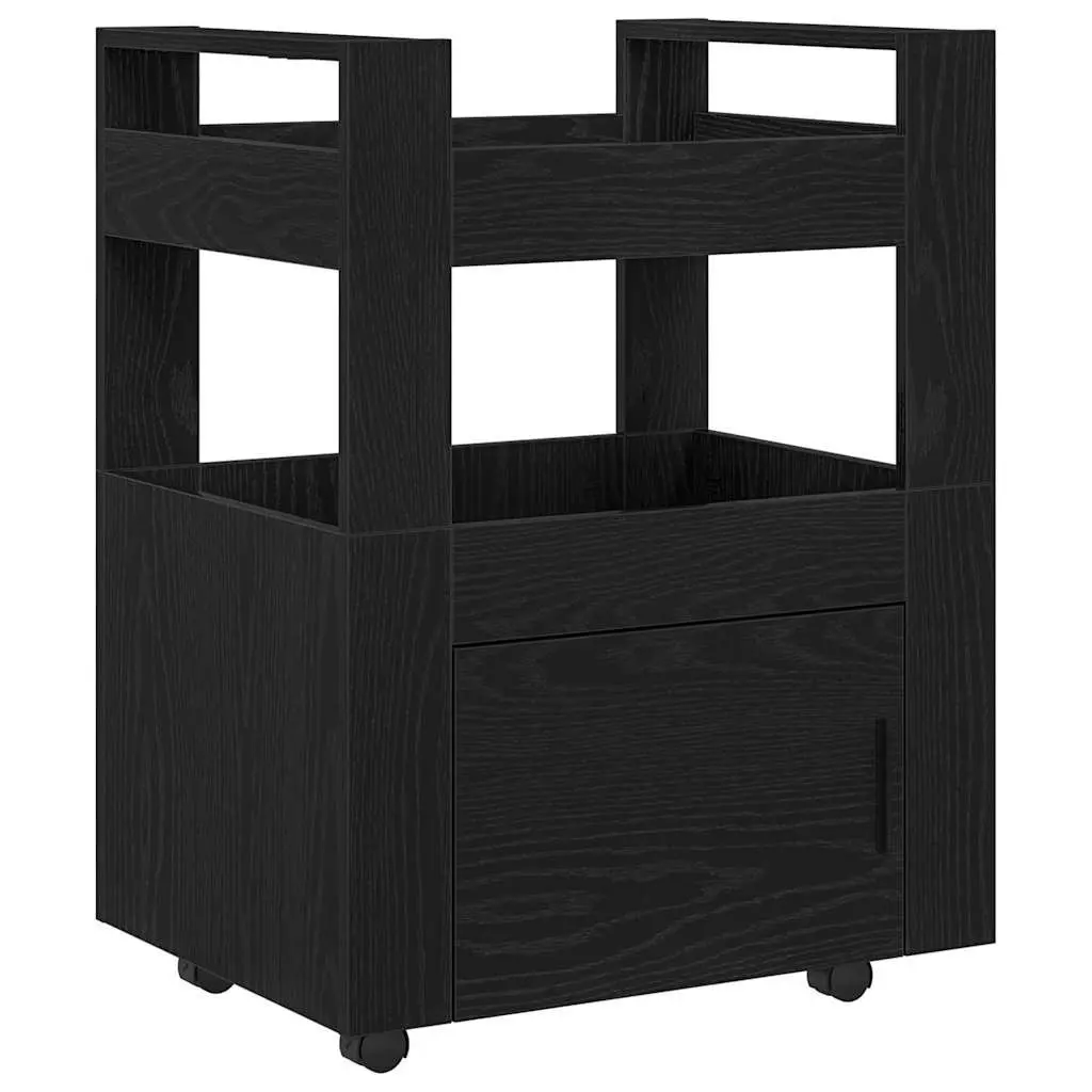 Black Kitchen Trolley