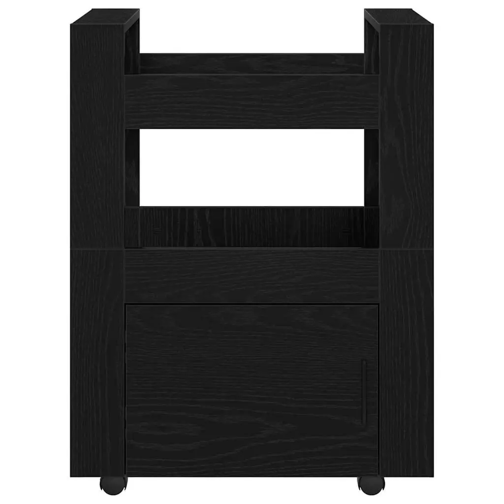 Black Kitchen Trolley