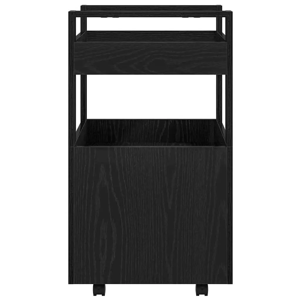 Black Kitchen Trolley