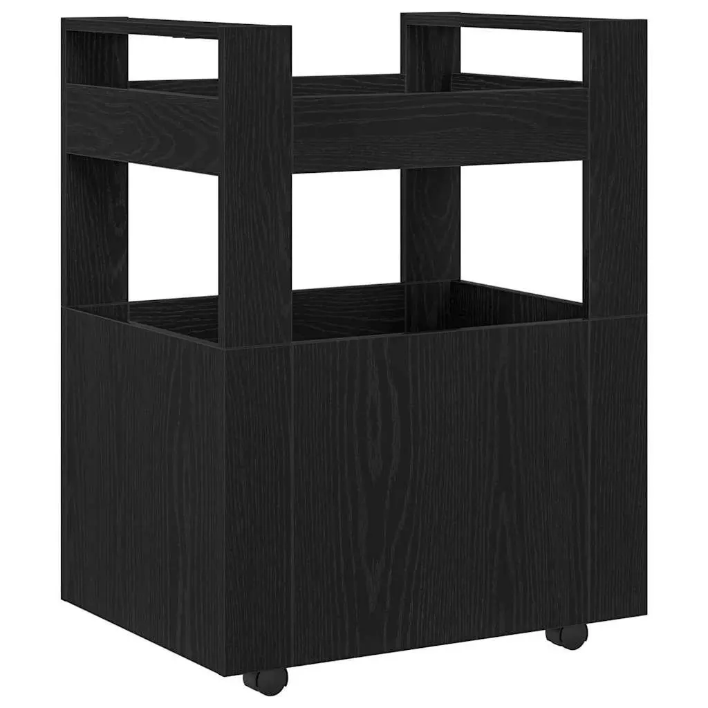 Black Kitchen Trolley