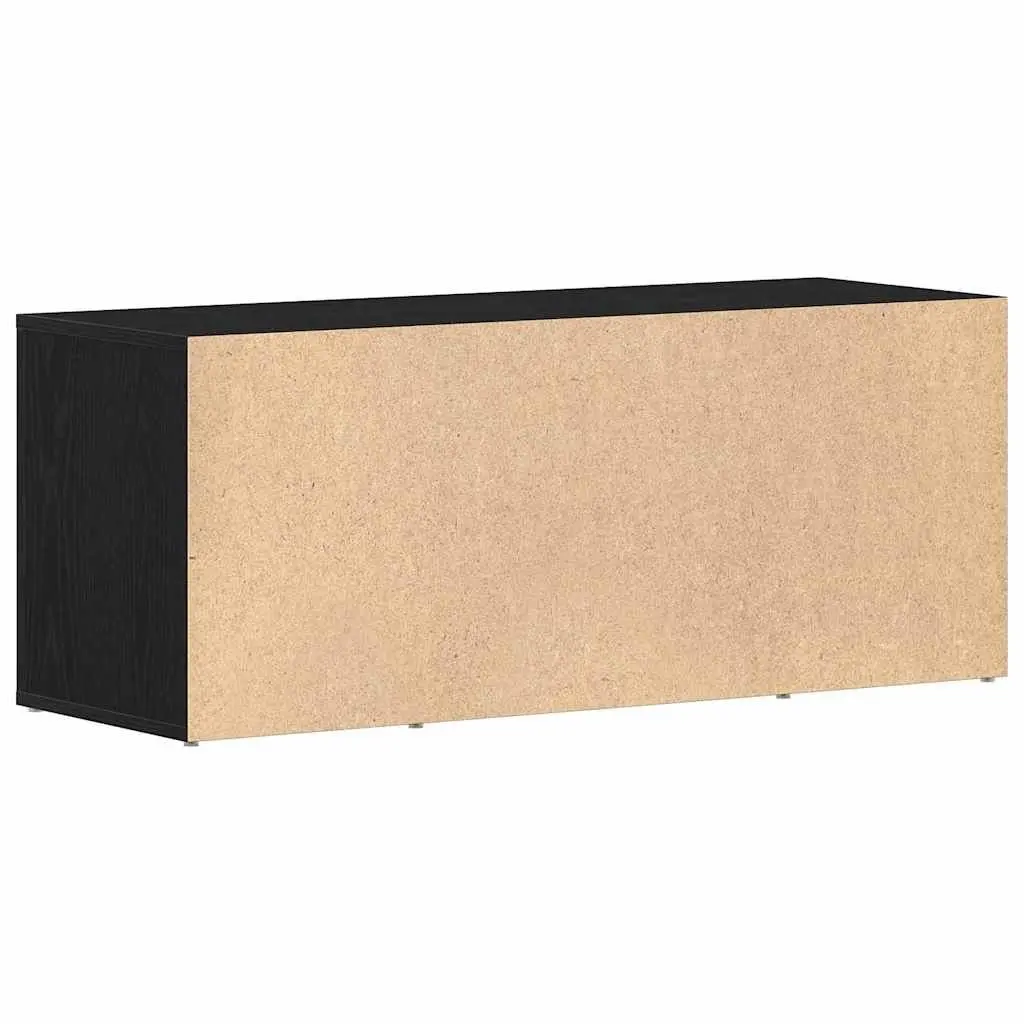TV Cabinet in Black Oak 100x35x40cm