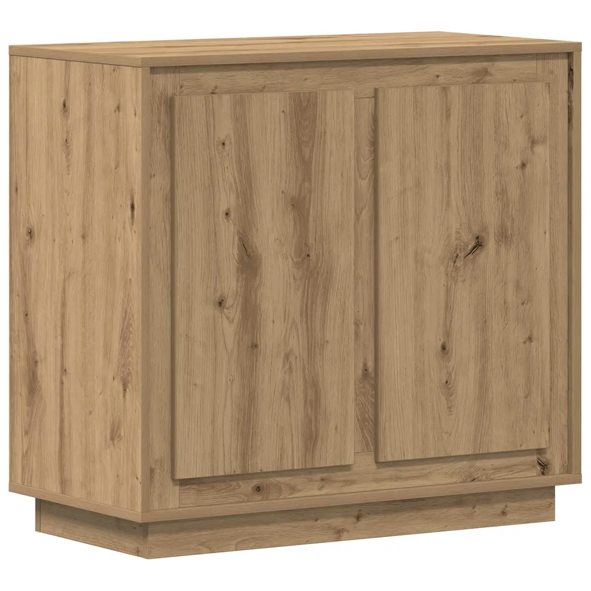 Sideboard Storage Buffet Cabinet Engineered Wood Brown 80x40x75 cm
