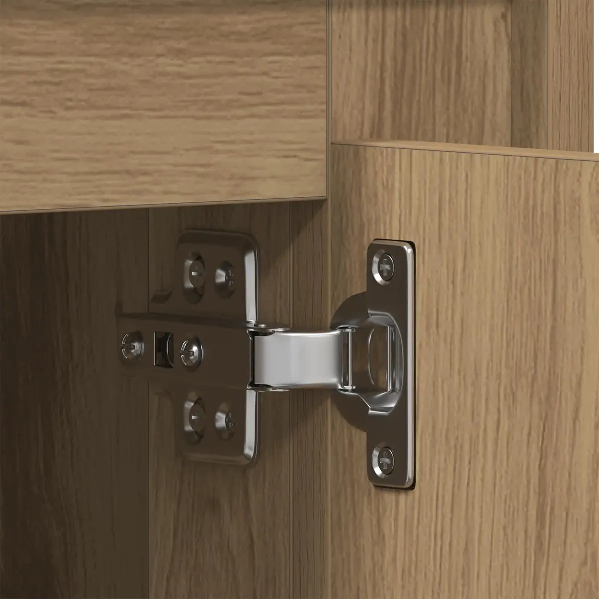 Sideboard Storage Buffet Cabinet Engineered Wood Brown 80x40x75 cm