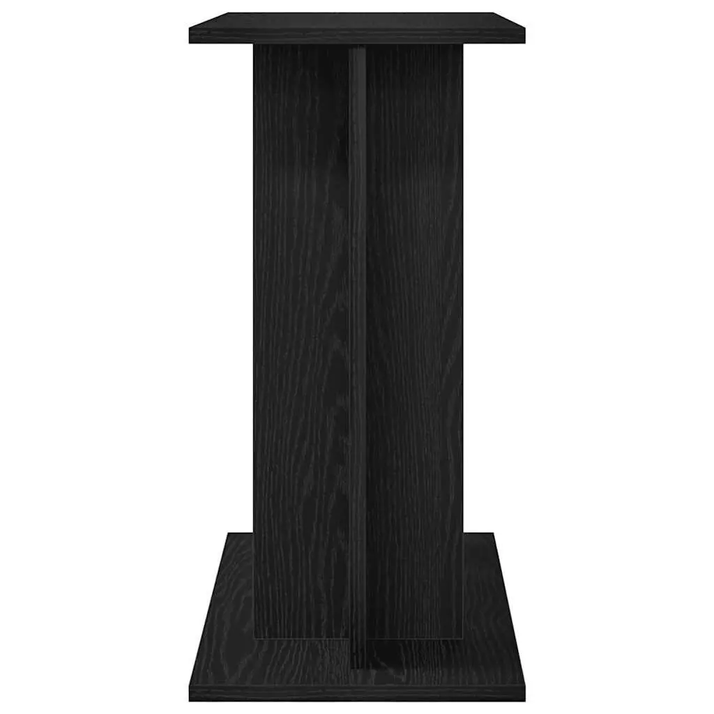 Aquarium Stand 3-Tier Fish Tank Display Cabinet 60W x 30D x 60H cm Black Oak