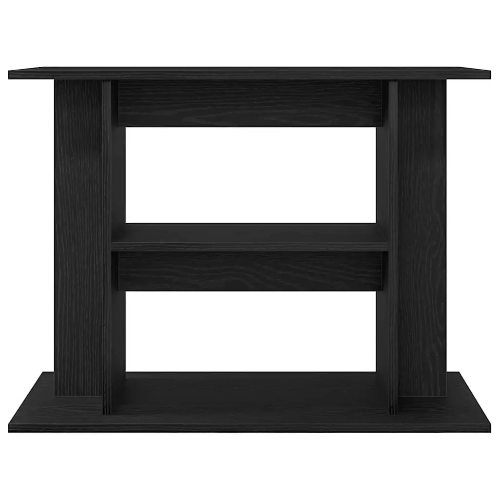 Aquarium Stand 3-Tier Storage Display Cabinet Fish Tank Support Black