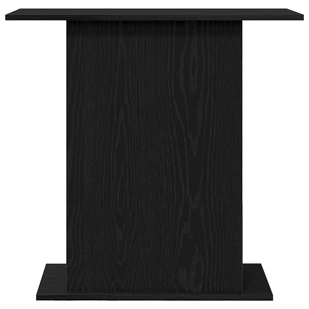 Aquarium Stand Fish Tank Display Cabinet Storage Organizer Black Oak