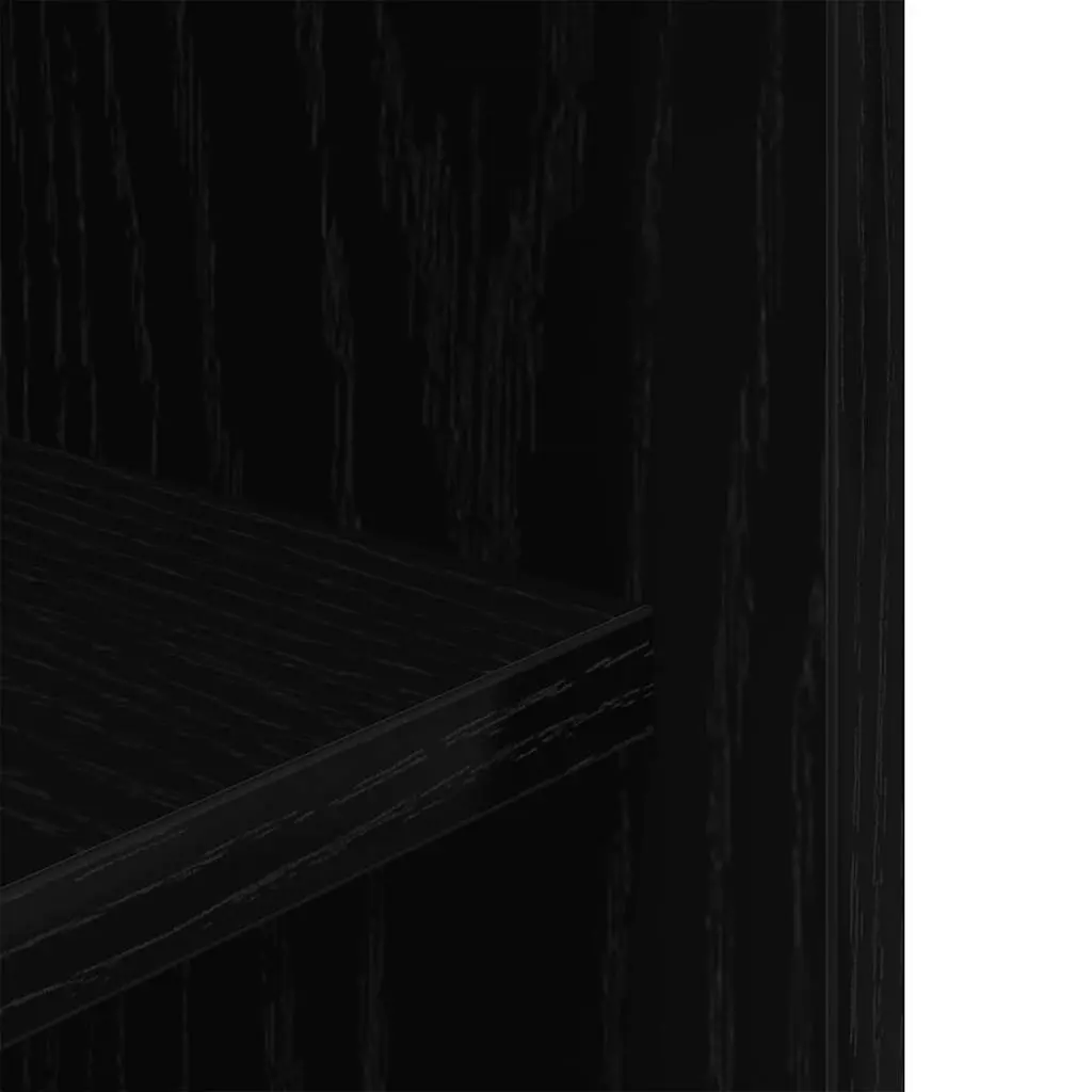 Aquarium Stand Fish Tank Display Cabinet Storage Organizer Black Oak