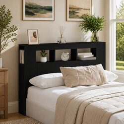 Quality LED Headboard with Practical Storage Option
