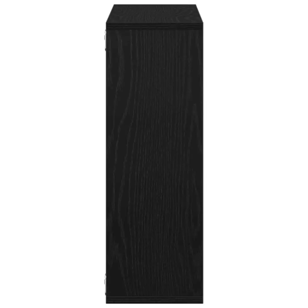 Black Oak Floating Shelf for Smart Storage Solutions