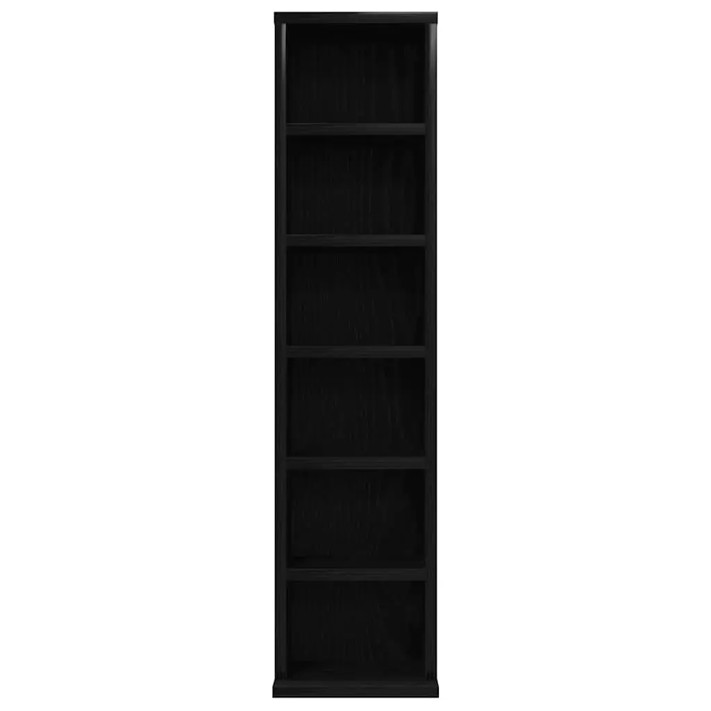 Black Oak CD Storage with Easy Maintenance