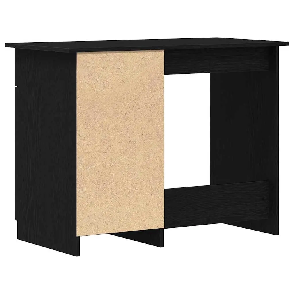 Engineered Wood Desk Modern Home Office Compact 100x50x76cm Black