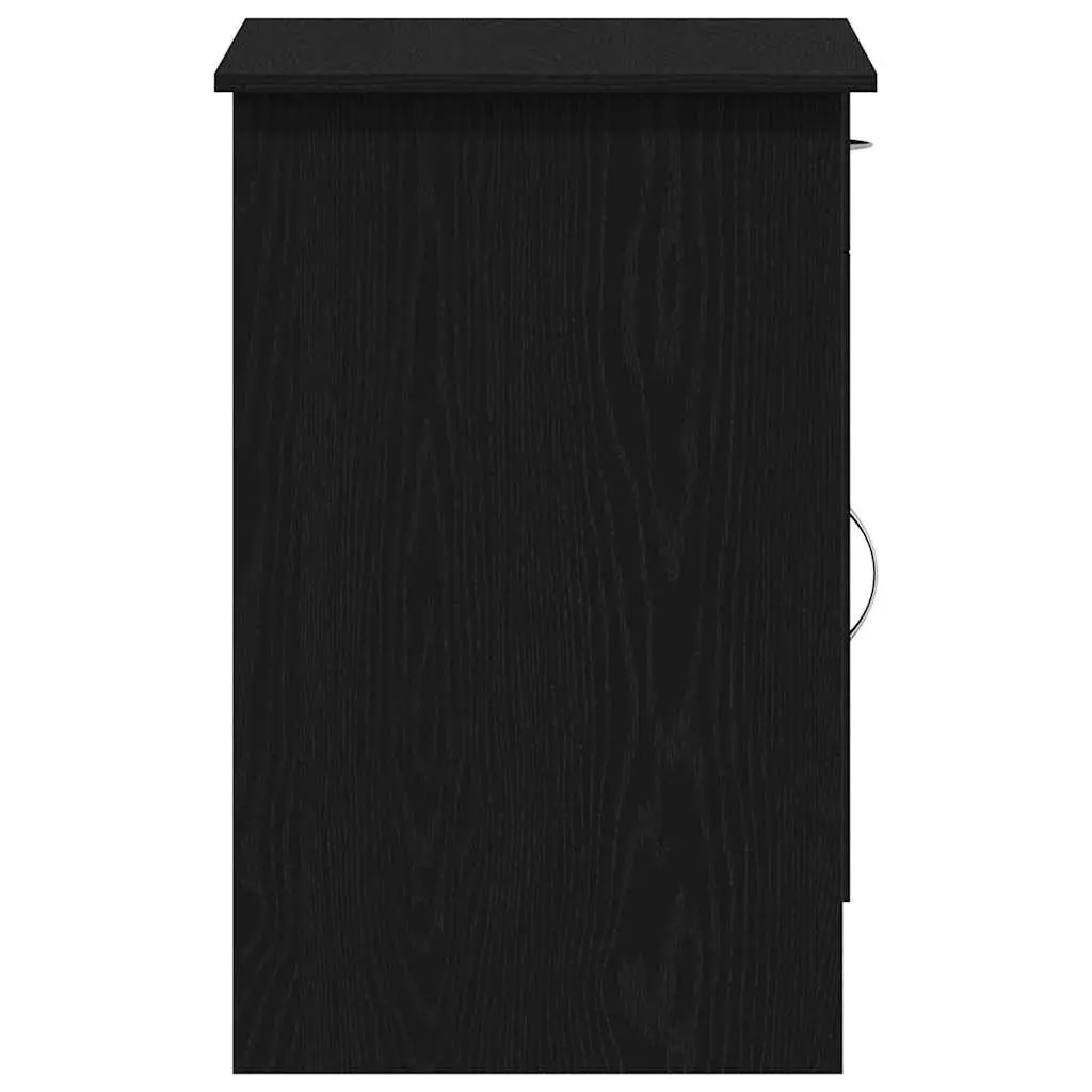 Engineered Wood Desk Modern Home Office Compact 100x50x76cm Black