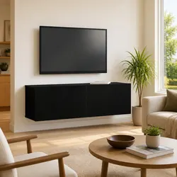 Value and Quality Combined: Black Oak TV Cabinet