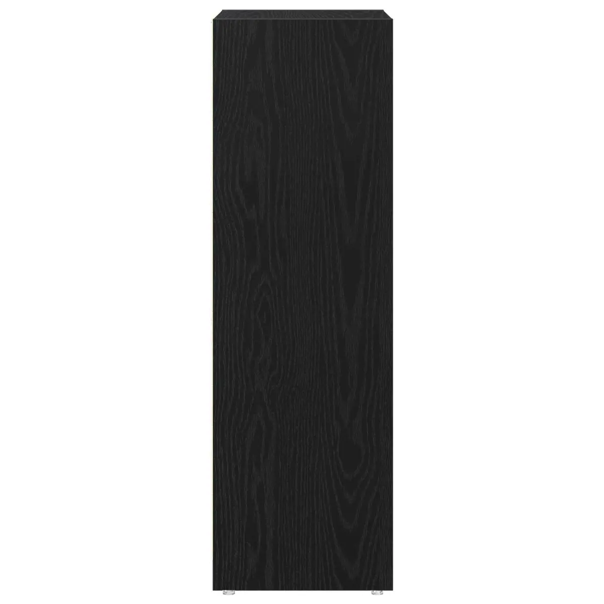 Bathroom Cabinet Black Oak Storage Unit 30x30x95cm