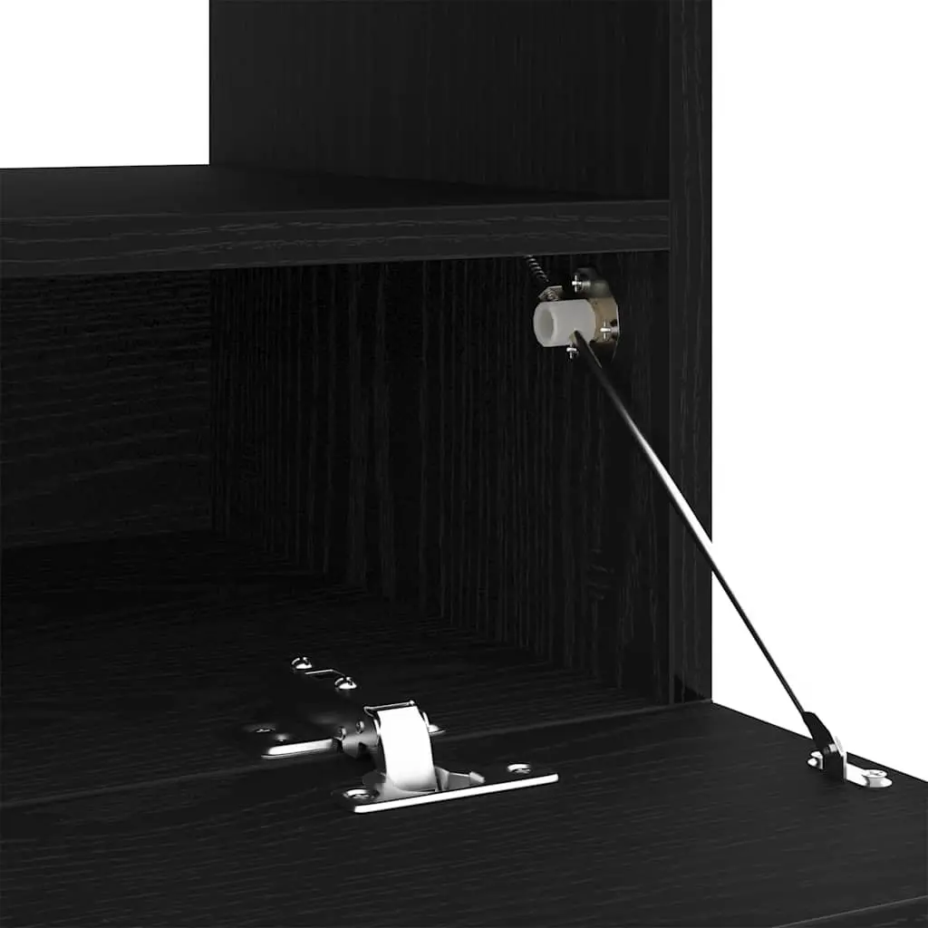 Black TV Cabinet with Ample Storage