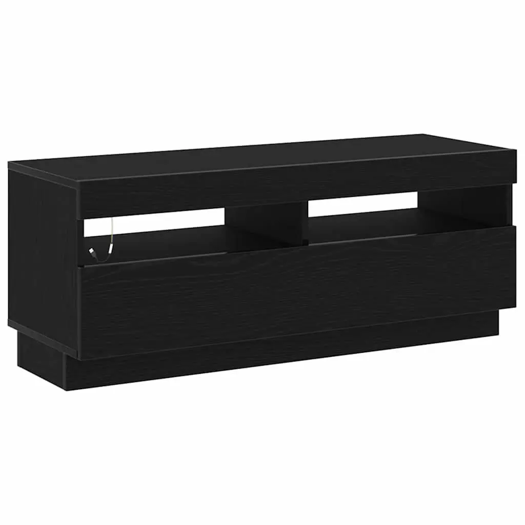 Black TV Cabinet with Ample Storage