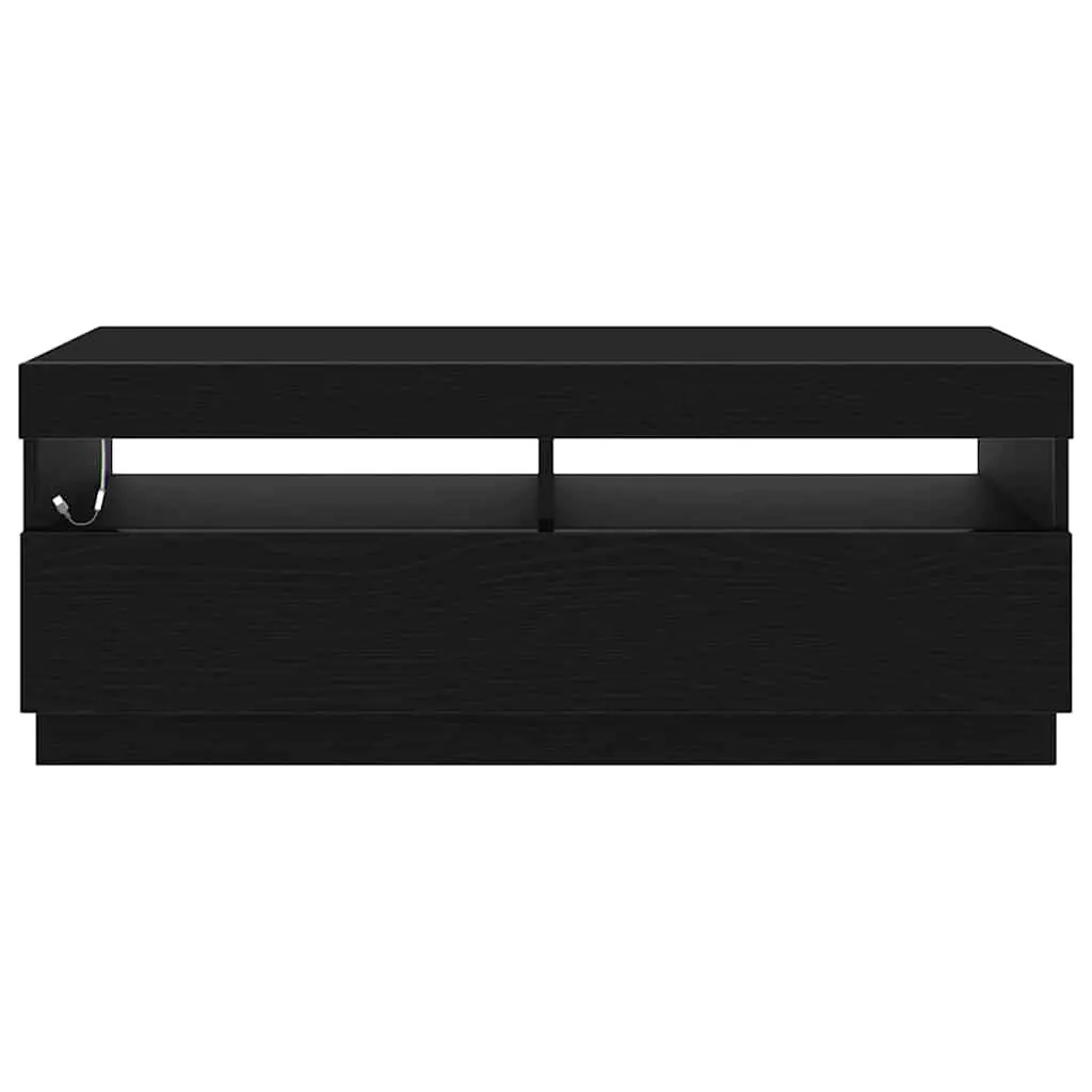 Black TV Cabinet with Ample Storage