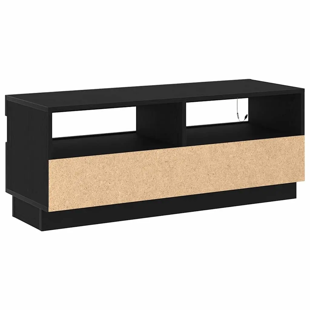 Black TV Cabinet with Ample Storage
