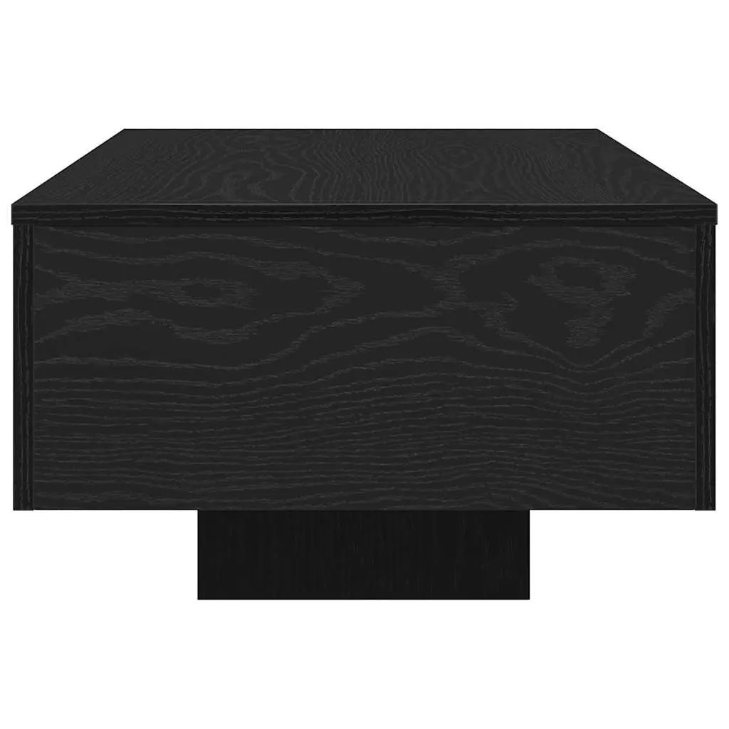 Coffee Table Black Modern Engineered Wood Lounge Accent Furniture 100 x 49.5 x 31 cm