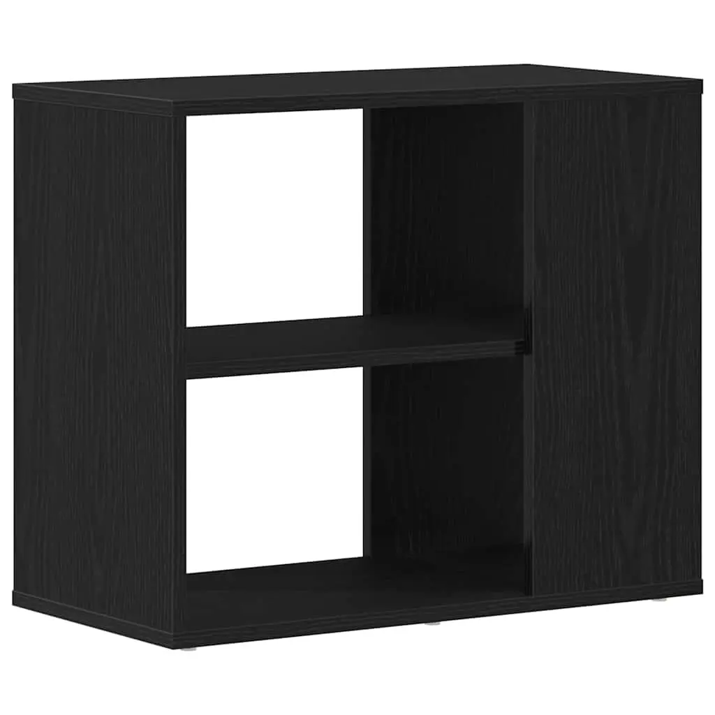 Sideboard with Drawer Black Modern Storage Cabinet Living Room Buffet 60x30x50cm