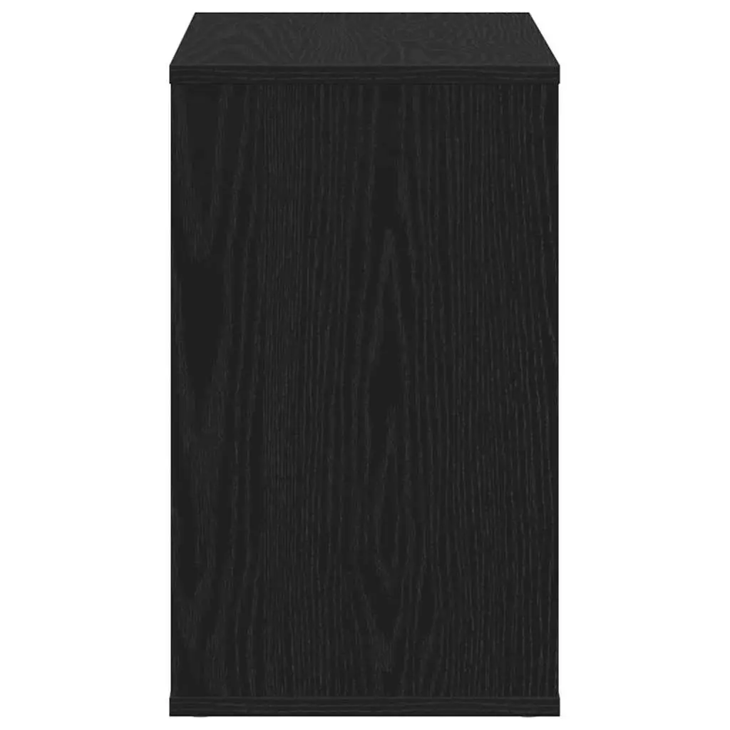 Sideboard with Drawer Black Modern Storage Cabinet Living Room Buffet 60x30x50cm