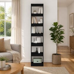 Reliable Black Oak Book Cabinet – Practical & Stylish