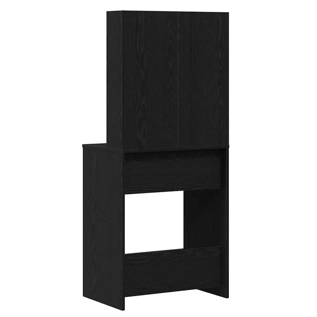 Black Dressing Table with Storage Solutions