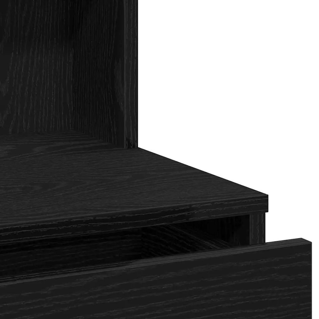 Black Dressing Table with Storage Solutions