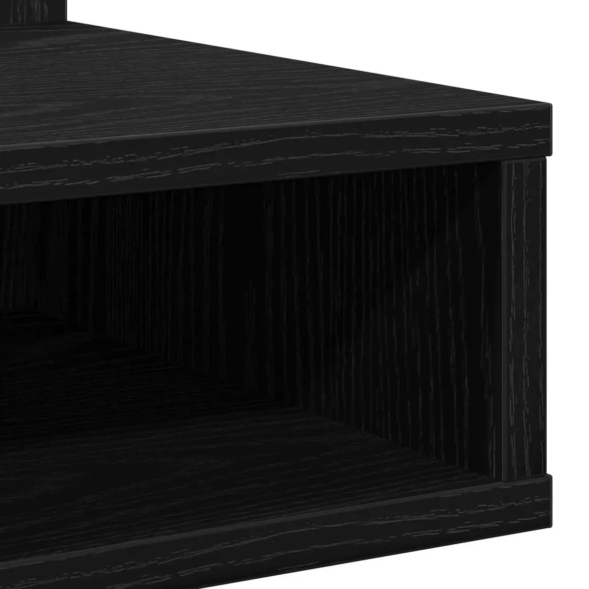 Wall-Mounted Mirror Cabinet Bathroom Storage 90 x 31.5 x 62 cm Black Oak