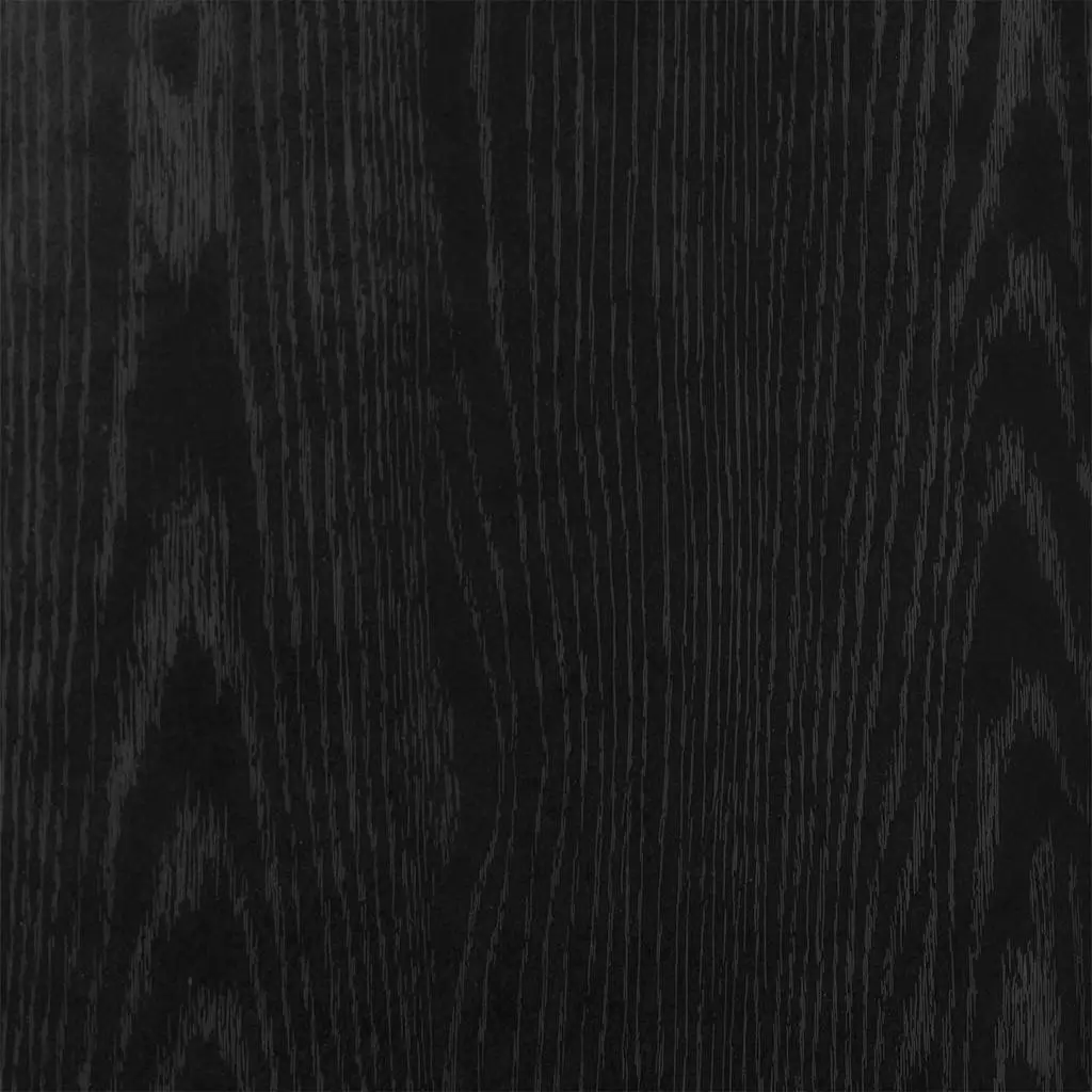TV Cabinet Black Engineered Wood Living Room Storage Unit Entertainment Media
