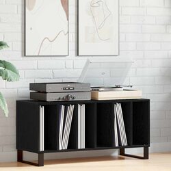 Practical Black Media Storage Cabinet That Delivers Value