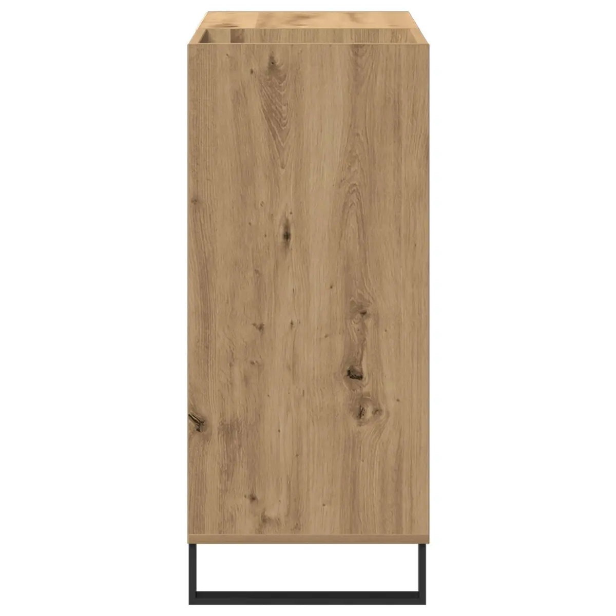 Record Storage Cabinet Engineered Wood Media Shelf Display Unit 84.5 x 38 x 89 cm Brown