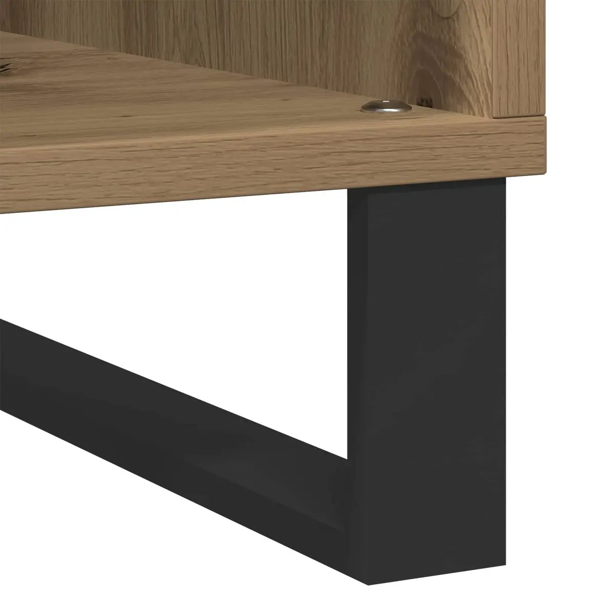Record Storage Cabinet Engineered Wood Media Shelf Display Unit 84.5 x 38 x 89 cm Brown
