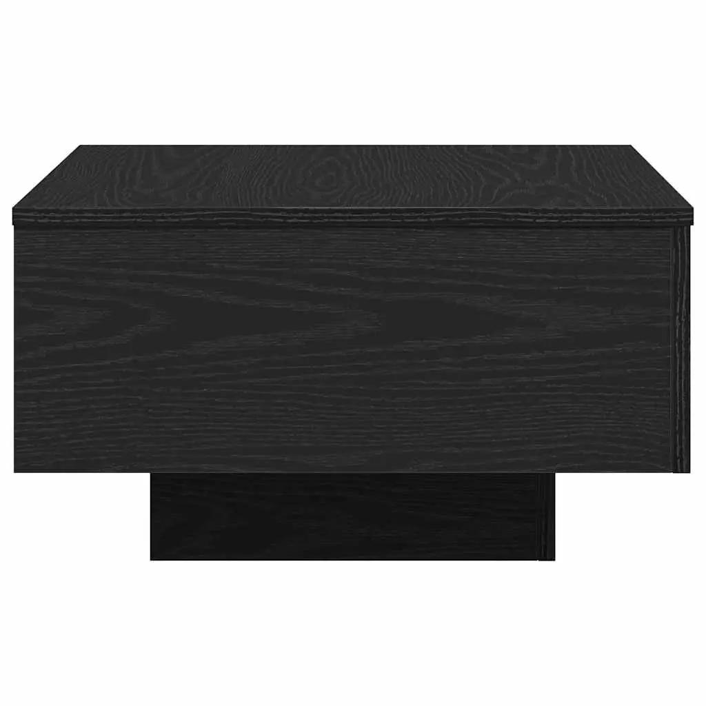 Coffee Table Black Oak Modern Living Room Accent Furniture Indoor Lounge Decor