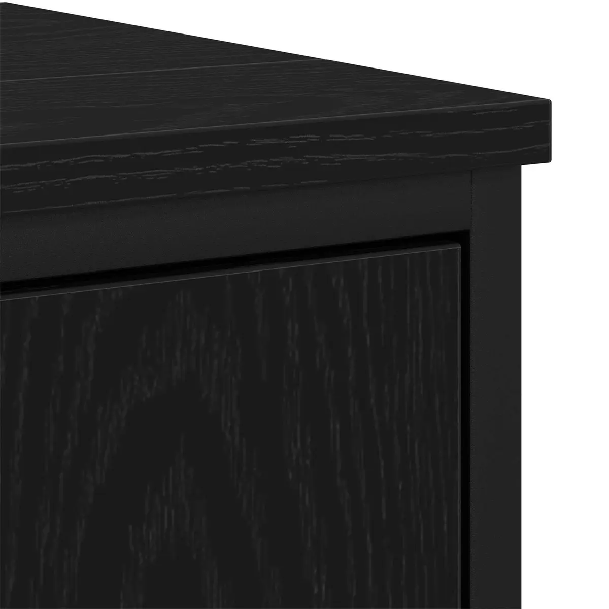 Bathroom Vanity Unit Wall-Mounted Sink Cabinet Black 60x30x60cm