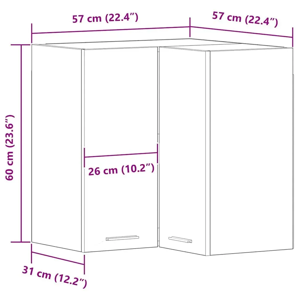 Black Wall-Mounted Kitchen Cabinet for Efficiency