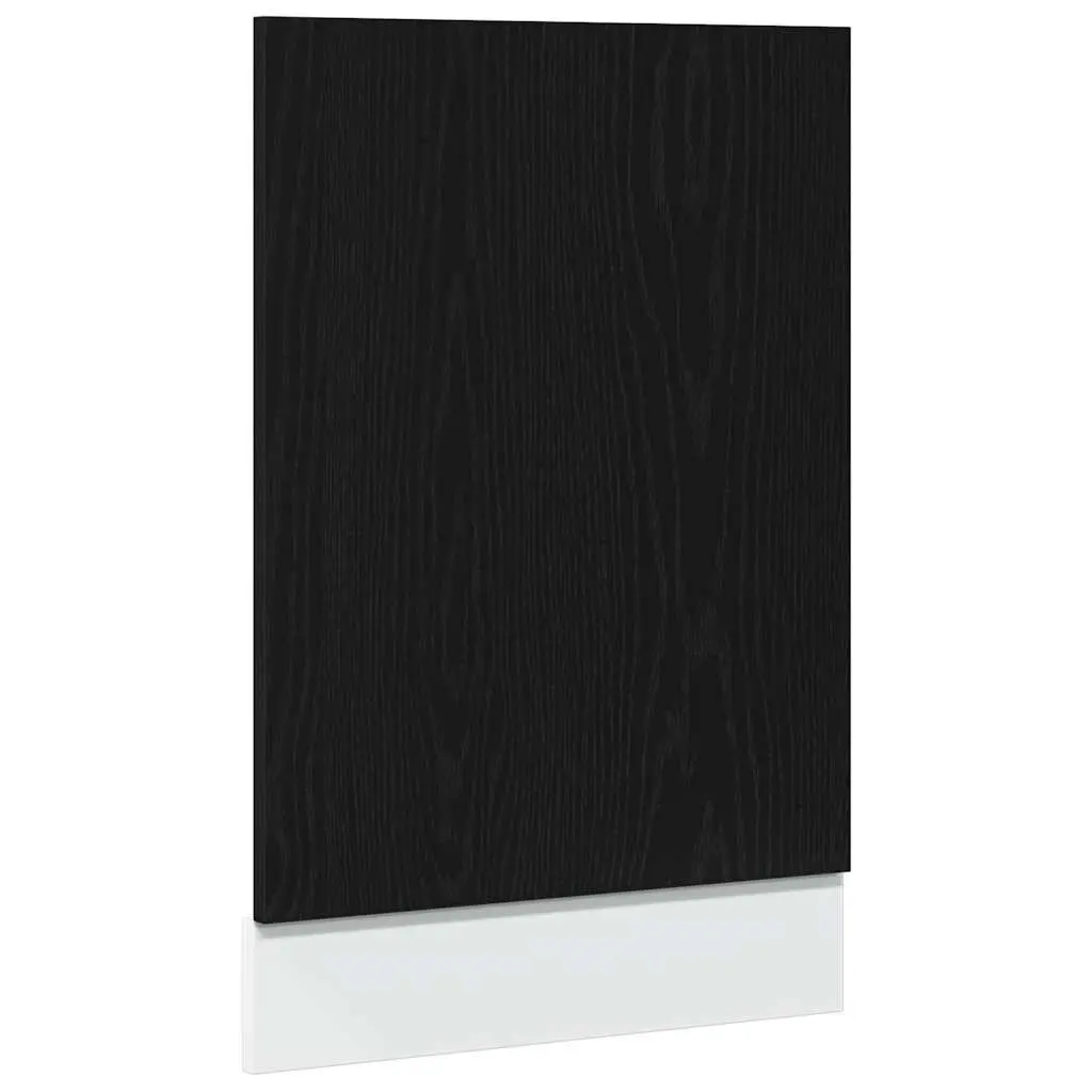 Black Oak Dishwasher Panel