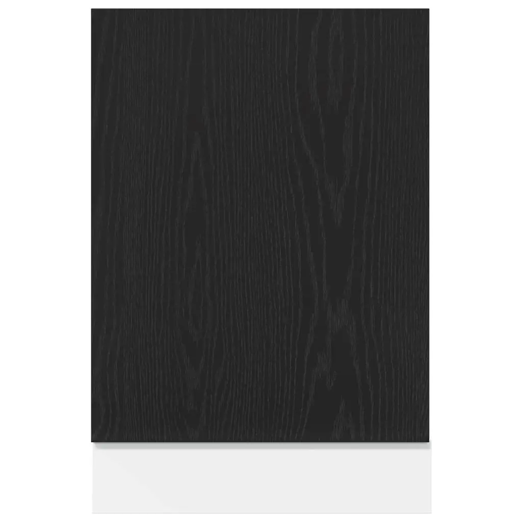 Black Oak Dishwasher Panel