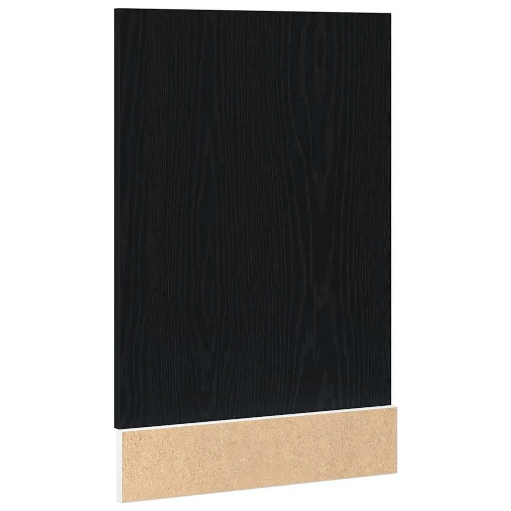 Black Oak Dishwasher Panel