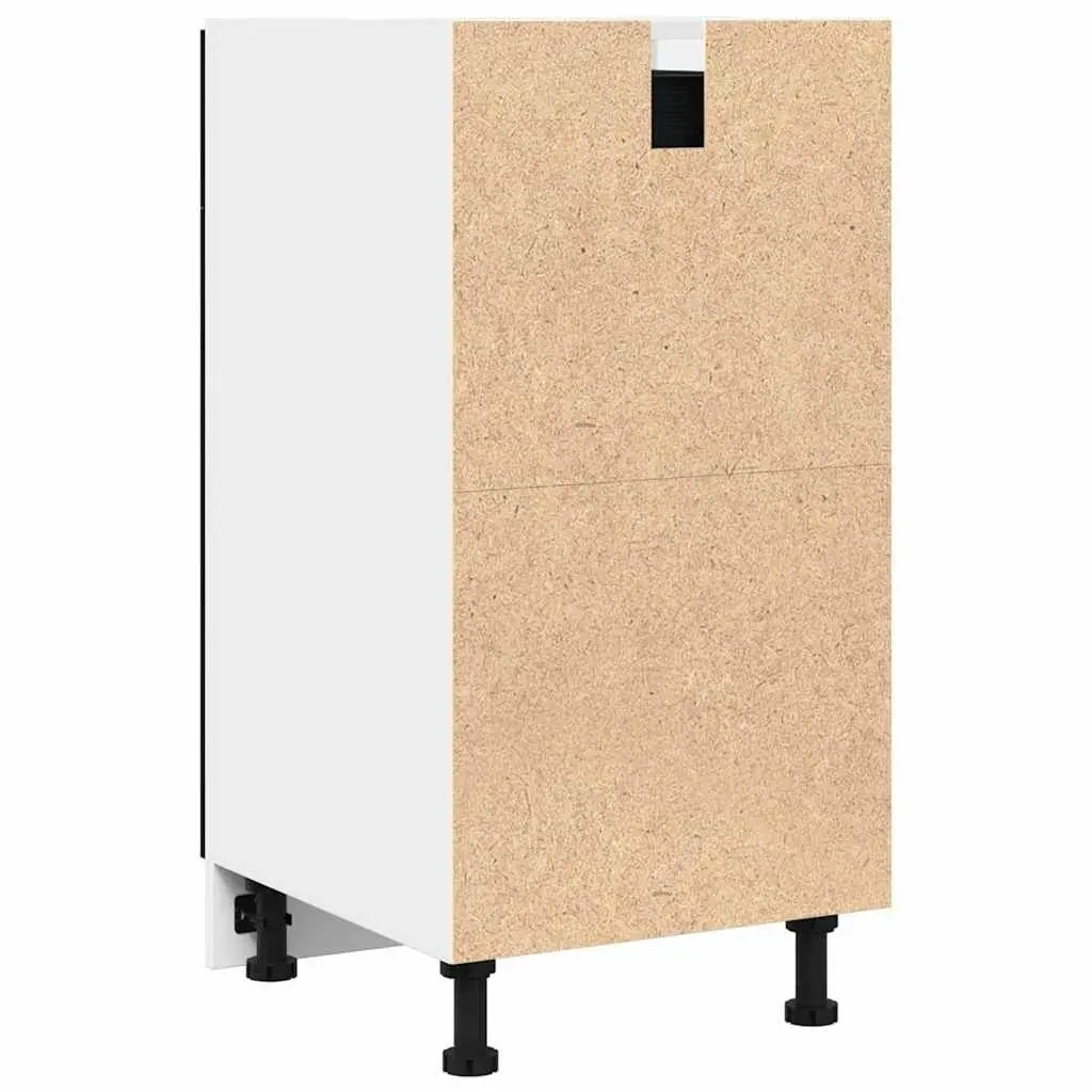 Hanging Kitchen Cabinet Modern Storage 40x46x81.5cm Black Oak