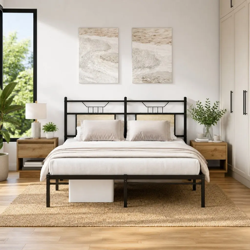 Nightstand Set in Brown