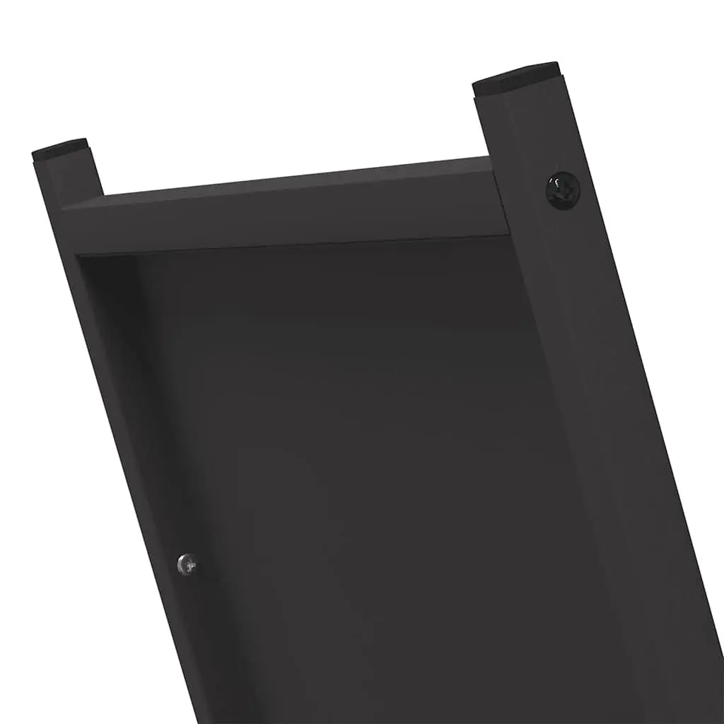 Firewood Rack Log Storage Holder Large Capacity Cold-rolled Steel Black