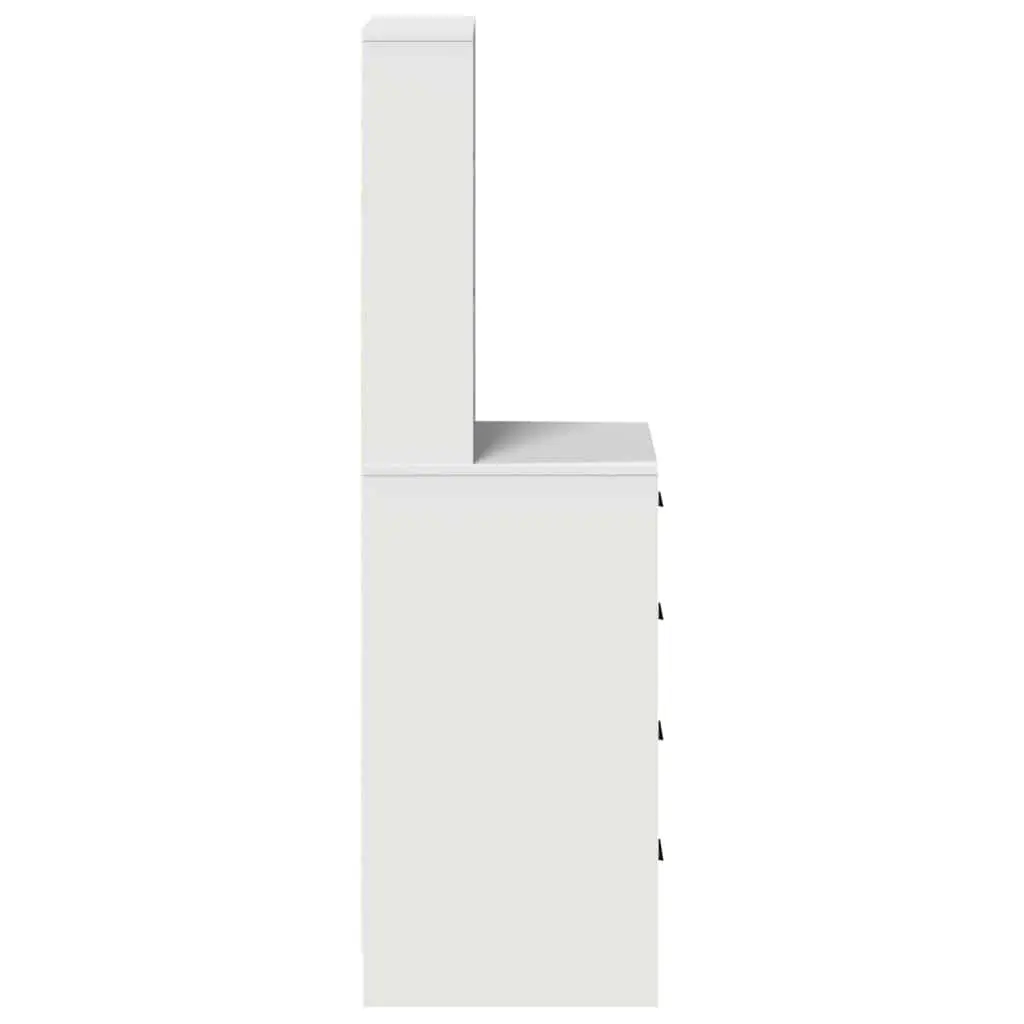 Highboard White 40 x 41 x 135 cm Buffet Sideboard Storage Cabinet Dining Room