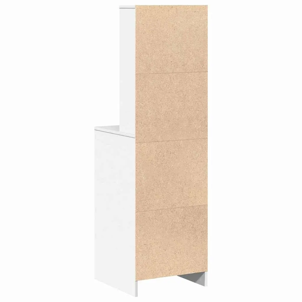 Highboard White 40 x 41 x 135 cm Buffet Sideboard Storage Cabinet Dining Room