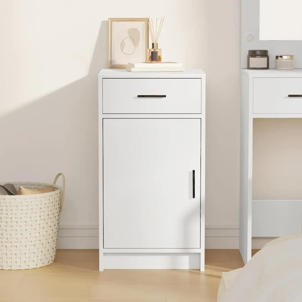 White Sideboard with Easy Access Storage
