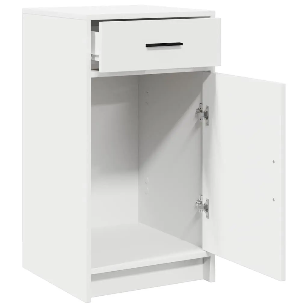 White Sideboard with Easy Access Storage