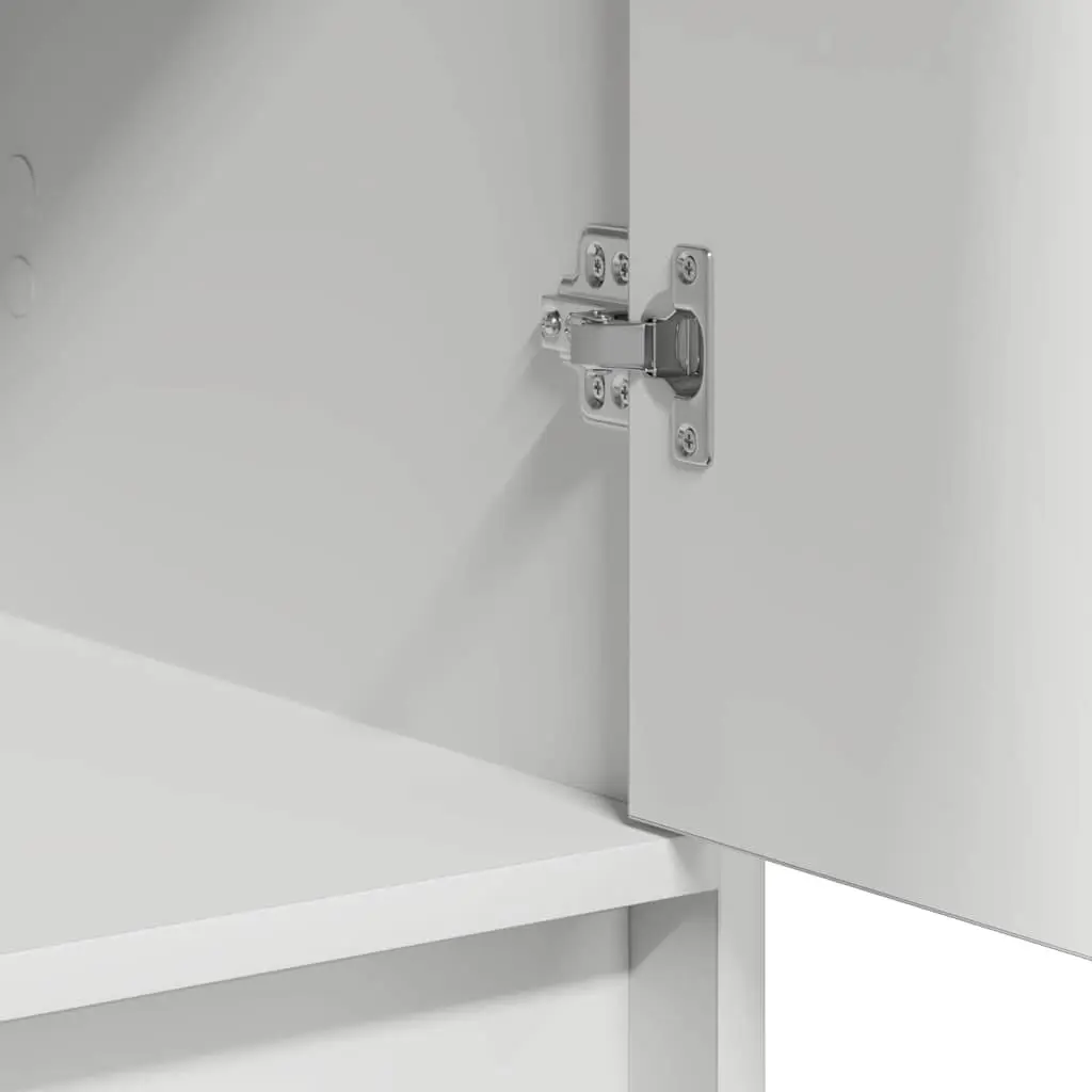 White Sideboard with Easy Access Storage